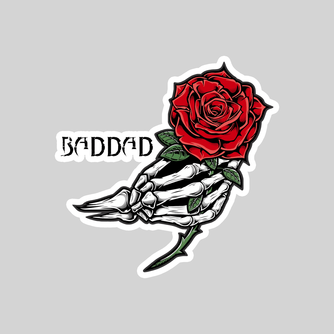 BADDAD Rose Sticker